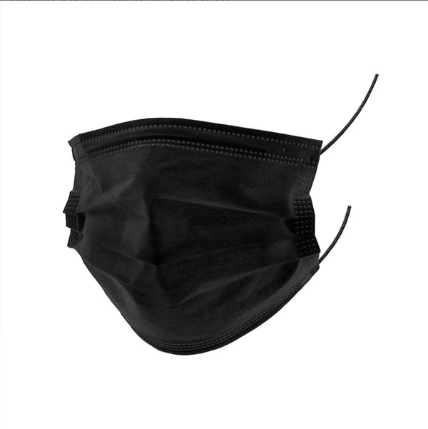 Disposable Face Mask General Use pack of 10 Black