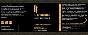 BGorgeous Hand Sanitiser 500ml