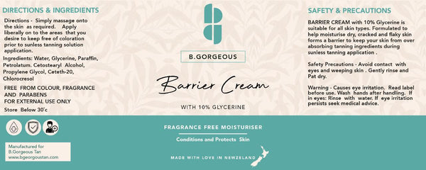 BGorgeous Barrier Cream 500ml
